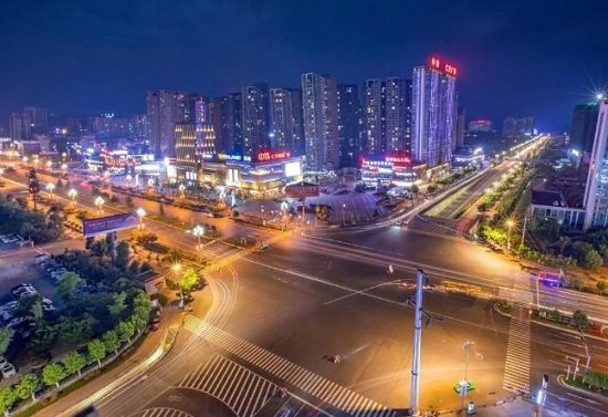 美轮美奂的仁寿县城夜景.(仁寿县委宣传部供图)