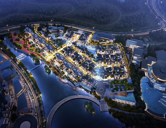 黑龙滩中铁双龙艺术小镇设计方案公示,效果图亮眼
