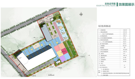 永寿镇罗平社区幼儿园设计方案公示，效果图养眼