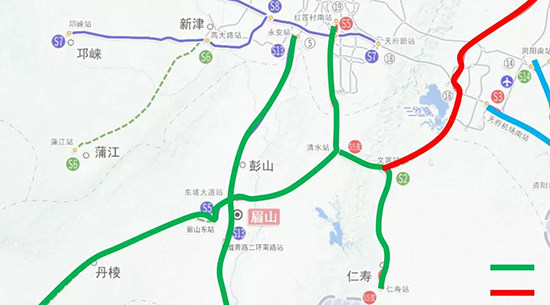 眉山市域铁路新消息,轨道交通这样调整 - 仁寿房网