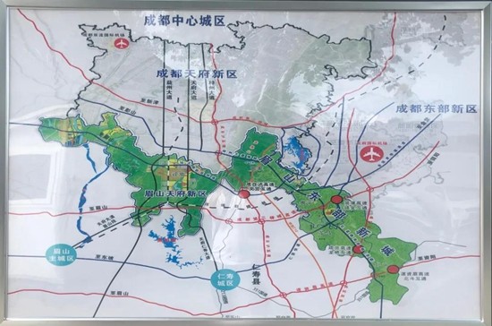 这个三中心一基地的规划效果图,看起来是不是很高大上.