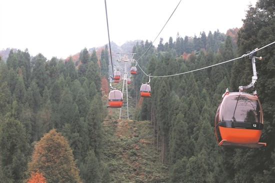 好消息瓦屋山金花桥索道正式开通运营