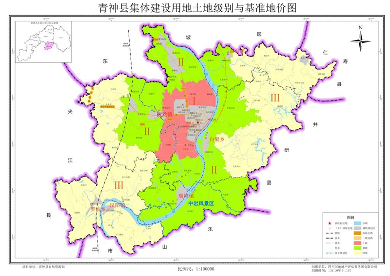青神县行政区划图图片