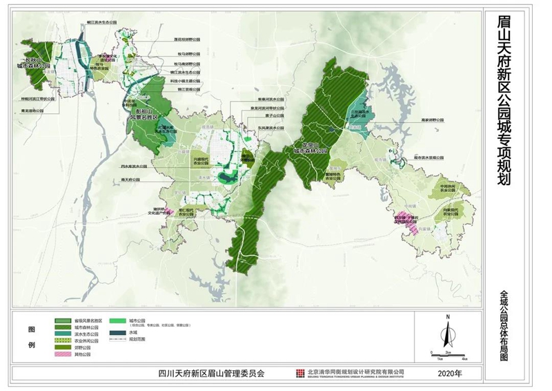 天府新区眉山片区地图图片