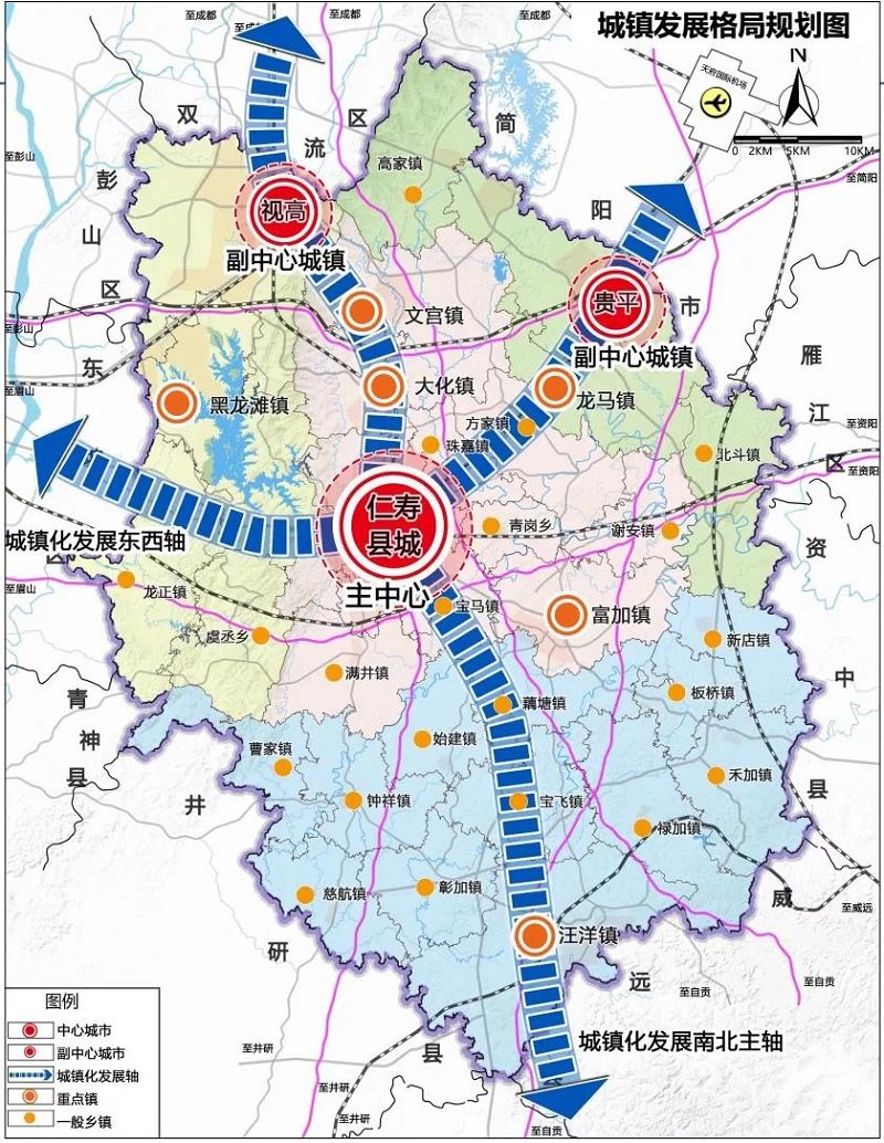重磅四张大图让你看懂仁寿十四五规划