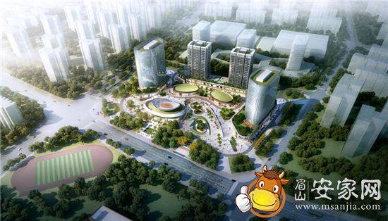 岷东新区大数据配套商业中心规划设计方案批前公示