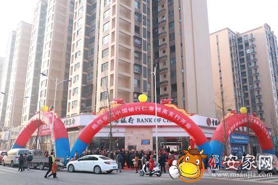 中国银行仁寿视高支行揭牌成立。